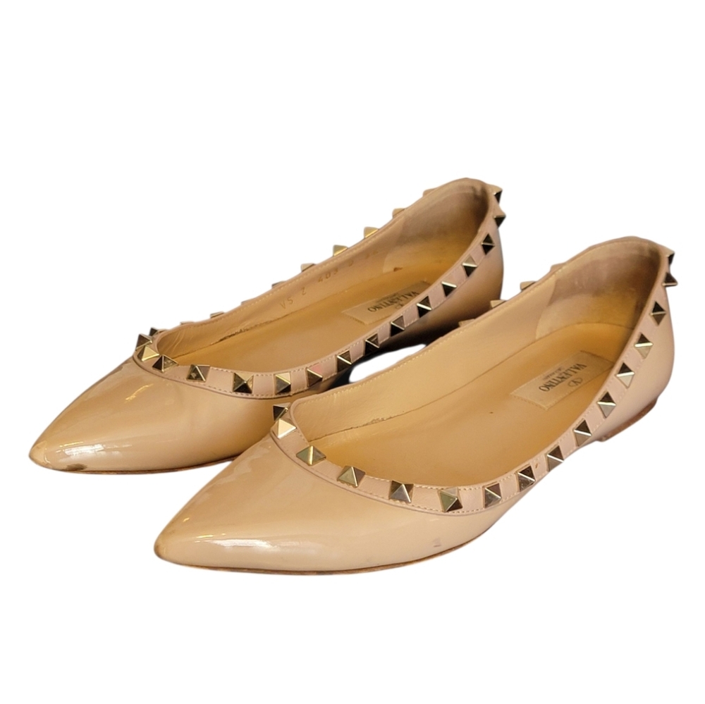 Valentino Rockstud Nude Flats‎ 36 US 6